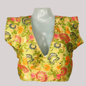 Light Green Color Ready-made Blouse
