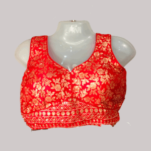 Red Color Ready-made Blouse