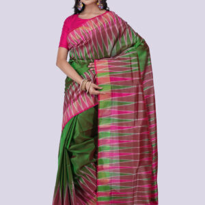 Traditional Blue Kotki Silk Saree with Blouse Piece