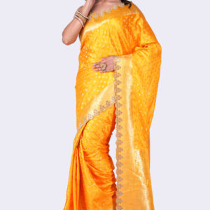 Designer Benarasi Silk Saree with Blouse Piece