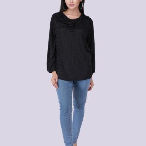 Brasso Round Neck Full Body Stitch Work Full Sleeve Top